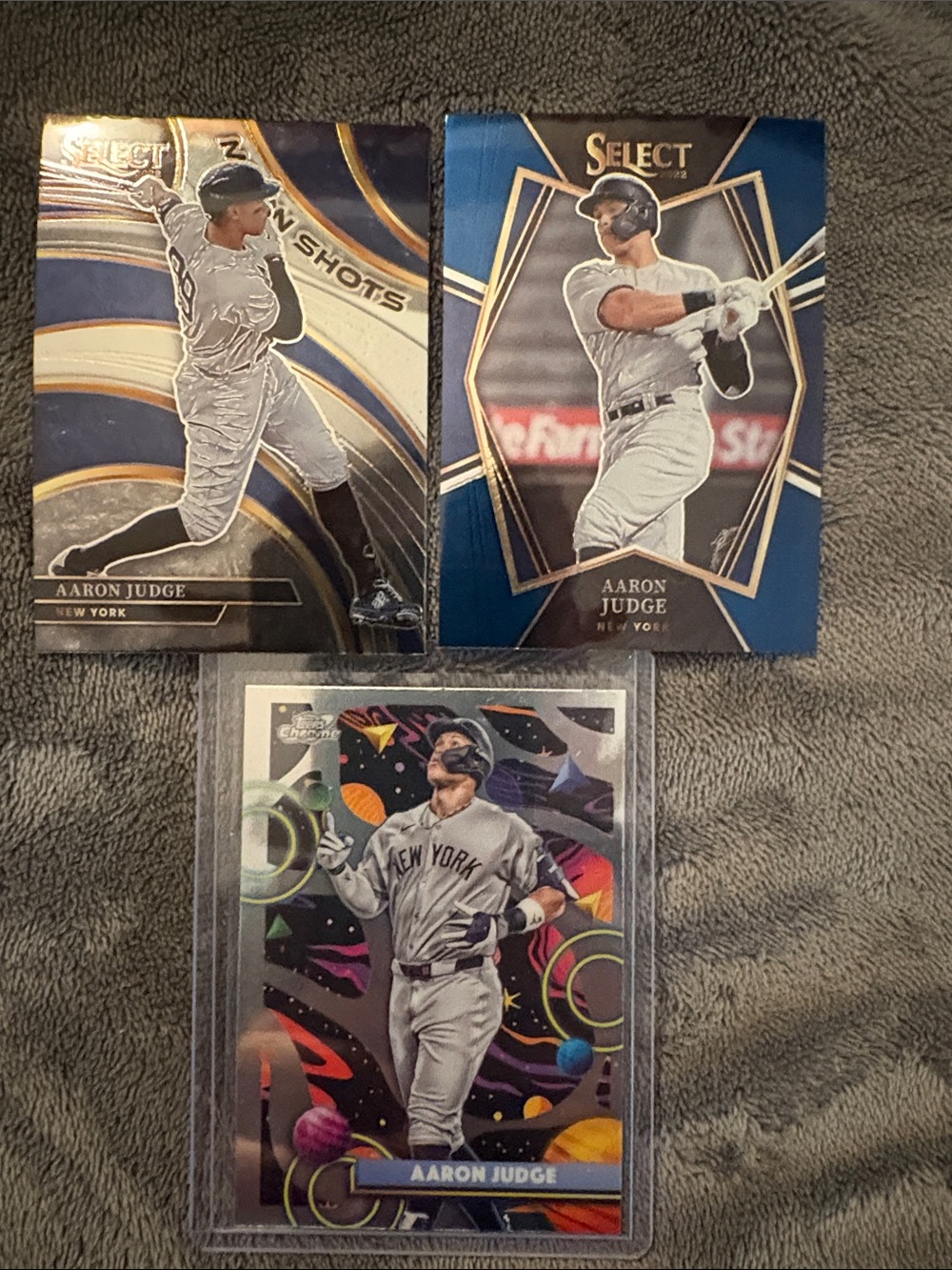 Aaron Judge Topps Chrome Cosmic Card